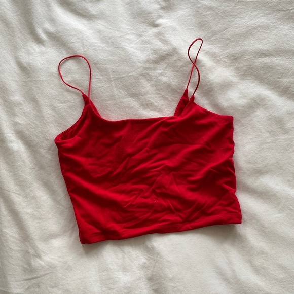 Wilfred red cropped tank top - Picture 1 of 1